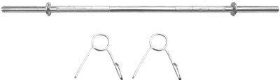 

HAWKISH 5 FT PLAIN ROD, SIZE OF 22 MM Weight Lifting Bar(Silver)