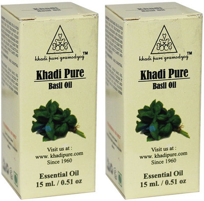 

Khadi Pure Herbal Basil Essential Oil(30 ml)