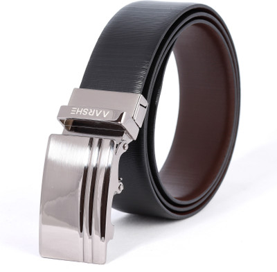 

AARSHE Men Casual, Formal Black, Brown Genuine Leather Reversible Belt