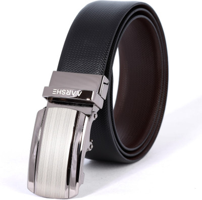 

AARSHE Men Casual, Formal Black, Brown Genuine Leather Reversible Belt