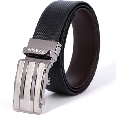 

AARSHE Men Casual, Formal Black, Brown Genuine Leather Reversible Belt