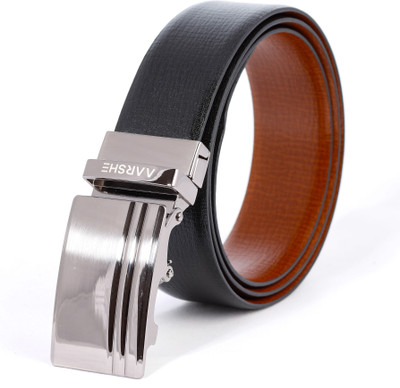 

AARSHE Men Casual, Formal Black, Brown Genuine Leather Reversible Belt