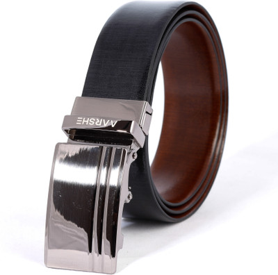 

AARSHE Men Casual, Formal Black, Brown Genuine Leather Reversible Belt