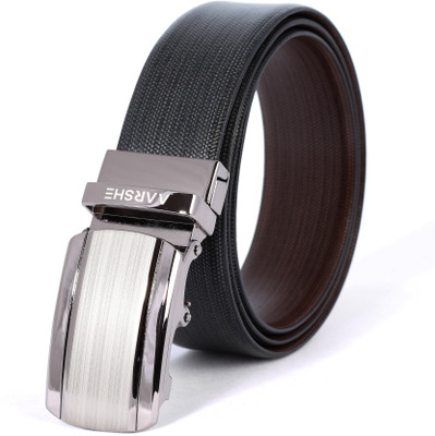 

AARSHE Men Casual, Formal Black, Brown Genuine Leather Reversible Belt