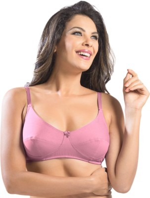 Sonari afreen Women T-Shirt Non Padded Bra(Pink)