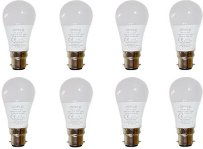 

Opple 3 W Round B22 LED Bulb(Yellow, Pack of 8)