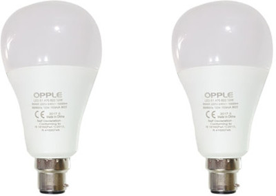 

Opple 12 W Round B22 LED Bulb(Yellow, Pack of 2)