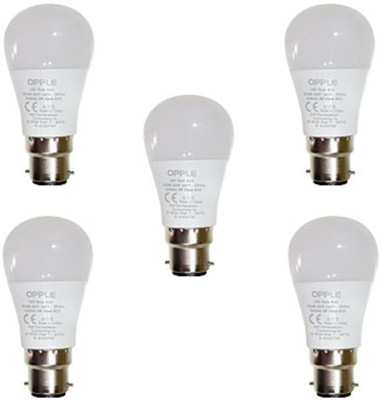 

Opple 3 W Round B22 LED Bulb(White, Pack of 5)
