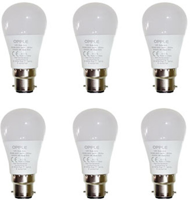 

Opple 3 W Round B22 LED Bulb(White, Pack of 6)