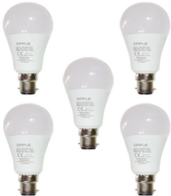 

Opple 9 W Round B22 LED Bulb(Yellow, Pack of 5)