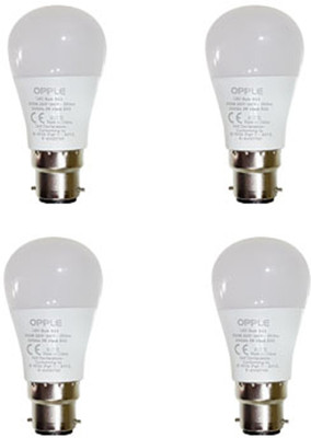 

Opple 3 W Round B22 LED Bulb(White, Pack of 4)