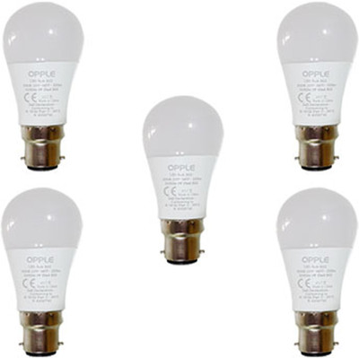 

Opple 3 W Round B22 LED Bulb(Yellow, Pack of 5)