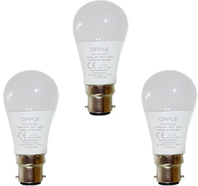 

Opple 3 W Round B22 LED Bulb(Yellow, Pack of 3)