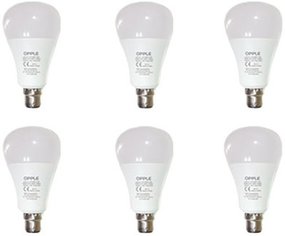 

Opple 14 W Round B22 LED Bulb(Yellow, Pack of 6)