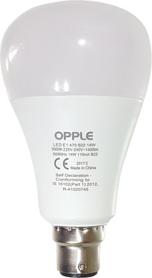 

Opple 14 W Round B22 LED Bulb(Yellow)