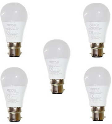 

Opple 5 W Round B22 LED Bulb(White, Pack of 5)