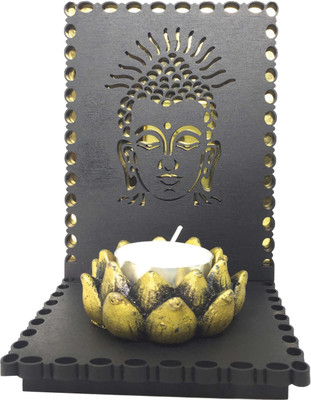 

FABIONIC Wooden Tealight Holder(Multicolor, Pack of 1)