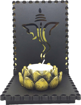 

FABIONIC Wooden Tealight Holder(Multicolor, Pack of 1)