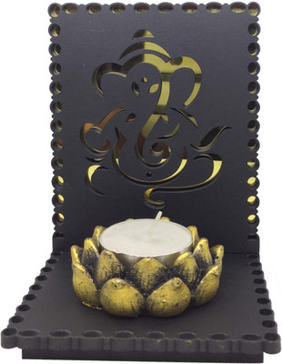 

FABIONIC Wooden Tealight Holder(Multicolor, Pack of 1)