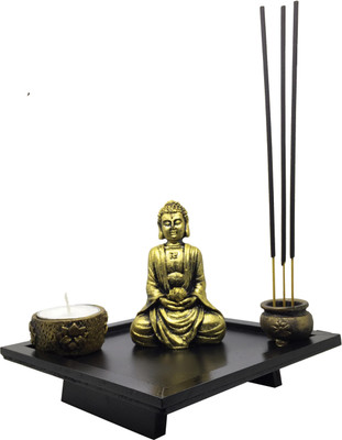 

FABIONIC Wooden Tealight Holder(Multicolor, Pack of 1)