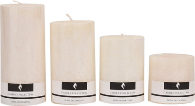 

Ein Sof Designer Candle(White, Pack of 4)