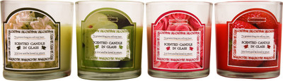

Ein Sof Designer Candle(Multicolor, Pack of 4)