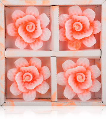 

Ein Sof Designer Candle(Orange, Pack of 4)