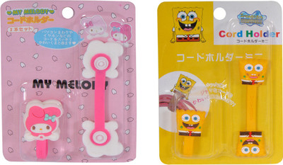 

SN Toy Zone Cartoon small Rubber Wire Assorting Clip(Set of 4, Yellow, Pink)