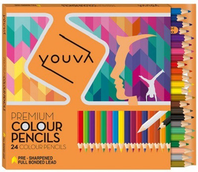 

YOUVA Colour Pencils Hexagonal Shaped Color Pencils(Set of 1, 24 Colors)