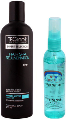 

TRESemme HAIR SPA REJUVENATION SHAMPOO WITH PINK ROOT HAIR SERUM(Set of 2)