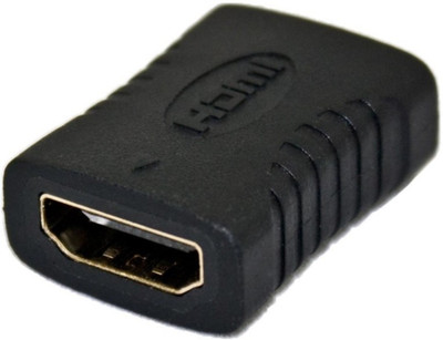 

Generix HDMI Female to Female Coupler Connector HDMI Cable(Mobile, Laptop, Tablet, Mp3, Gaming Device, Black)
