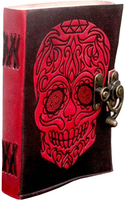 iHandikart A5 Diary(Handmade Paper, Red)