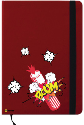 

Hamee A6 Notebook(Happy Diwali Special A6 Notebook Red Leather Boom Suri Cracker, Red)