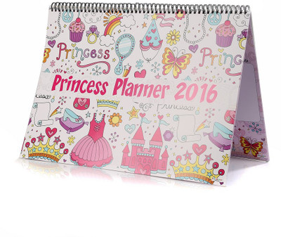 

Babyoodles A3 Desk Planner(Princess Themes, Multicolor)