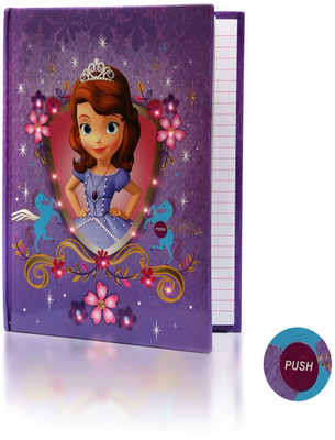 

Babyoodles A5 Note Pad(Light up notebook (princess party), Purple)