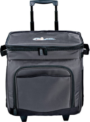 

Swiss 14 inch/36 cm (Expandable) 600d PolyCanvas and 420d Ripstop 50 Can Rolling Cooler Duffel Strolley Bag(Blue)