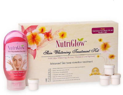 

nutriglow skin whitening treatment kit(55 g)