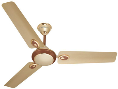 

Havells FHCFUSTBBR48 - Fusion 3 Blade Ceiling Fan(Beige Brown, Pack of 1), Brown;gold