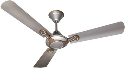 

Havells Leganza 3 Blade 3 Blade Ceiling Fan(Bronze Gold, Pack of 1), Brown;silver