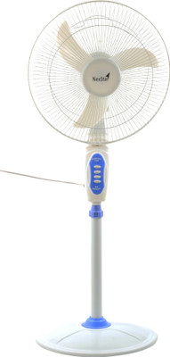 nexstar Full Swing White 3 Blade Pedestal Fan(White, Blue) available at flipkart for Rs.1599