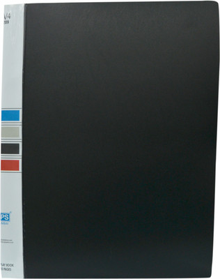 

SPS Plastic Presentation File with 60 Folders with Capacity of 120 Documents Each ( Pack of 2, Total 120 Folders, 240 Pages Capacity)(Set Of 2, Black)