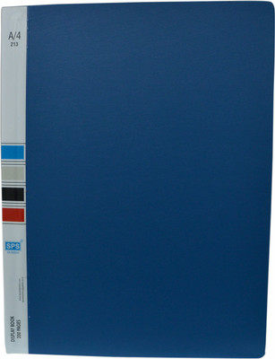 

SPS Plastic Plastic Presentation File with 100 Folders With Capacity of 200 Documents each ( Pack of 2, Total 200 Folders, 400 Pages Capacity)(Set Of 2, Blue)