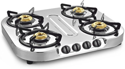 

Sunflame OPTRA Stainless Steel Manual Gas Stove(4 Burners)