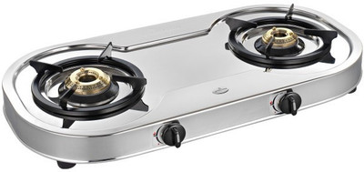 

Sunflame SPACTRA Stainless Steel Manual Gas Stove(2 Burners)