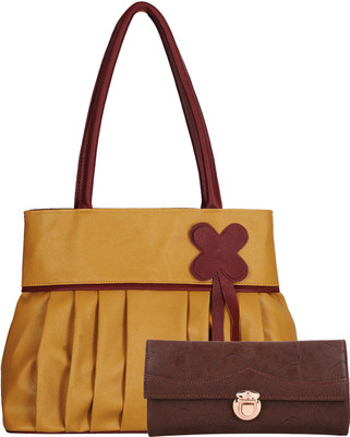 

Fristo Hand-held Bag(Maroon, Yellow)
