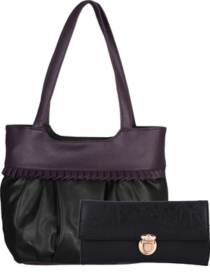 

Fristo Hand-held Bag(Black, Purple)