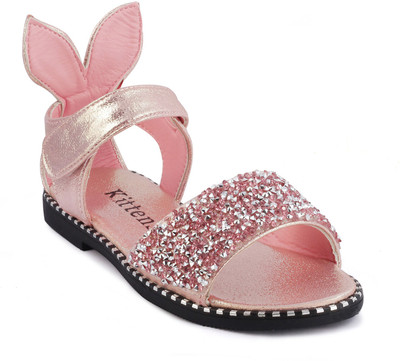 

KITTENS Girls Velcro Flats(Pink