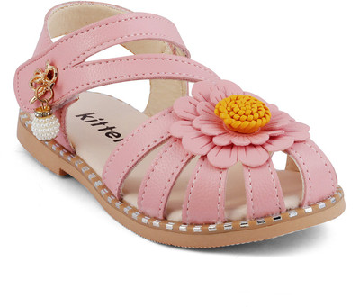 

KITTENS Girls Velcro Flats(Pink