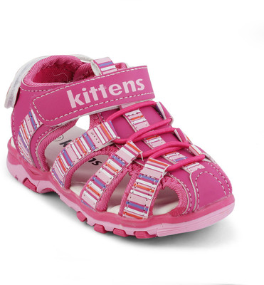 

KITTENS Girls Velcro Flats(Pink, Fuchsia