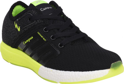 

Campus Boys Lace Walking Shoes(Black, Black001
